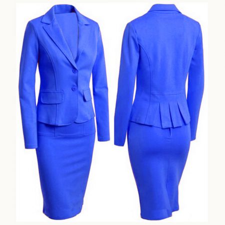 woman two piece suit